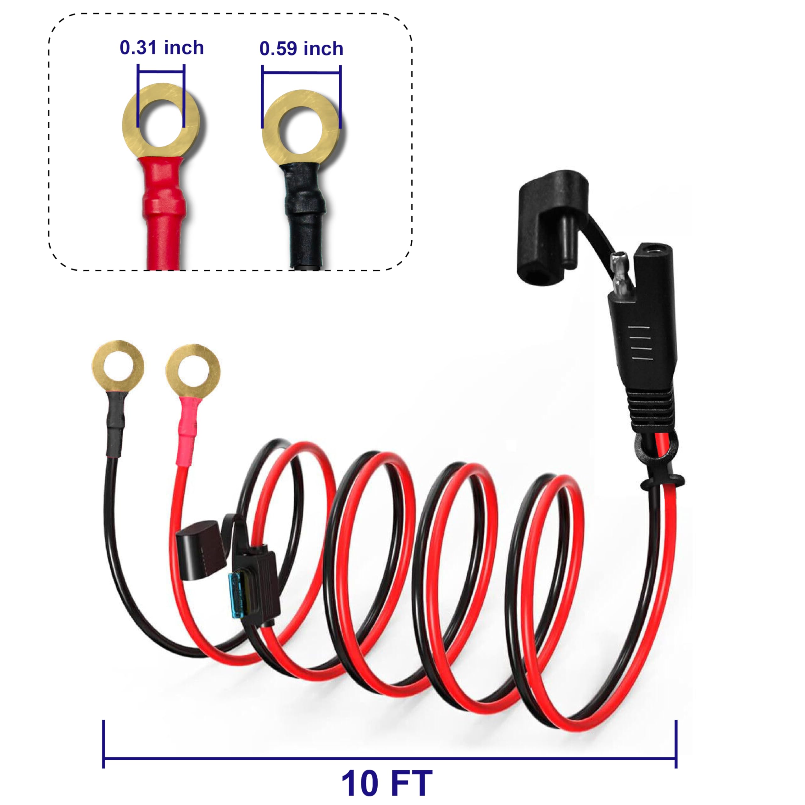 BFXM 10AWG silicone tinned copper close up showing durable flexible conductor