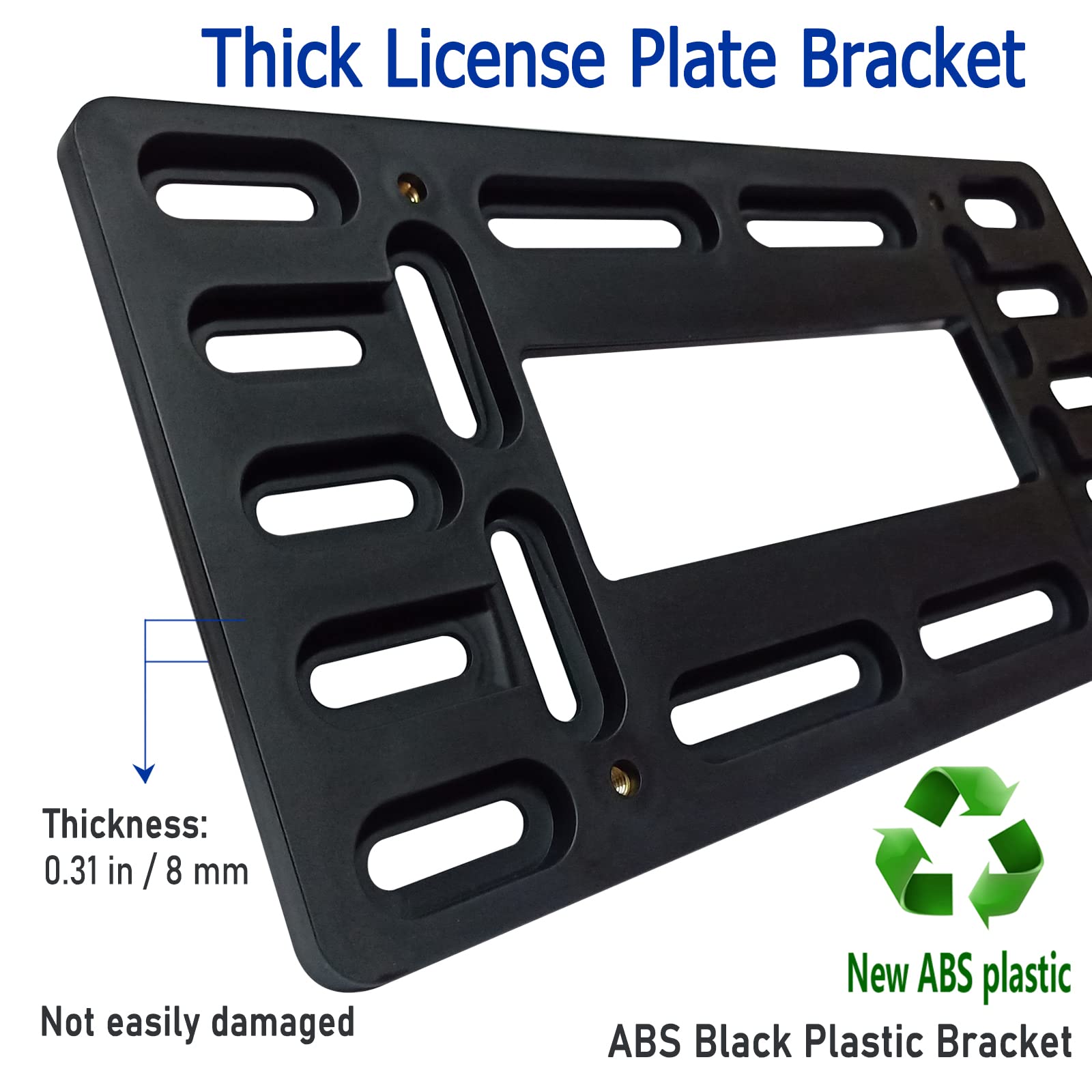 BGGTMO screws and black caps detail shows included rust-resistant hardware