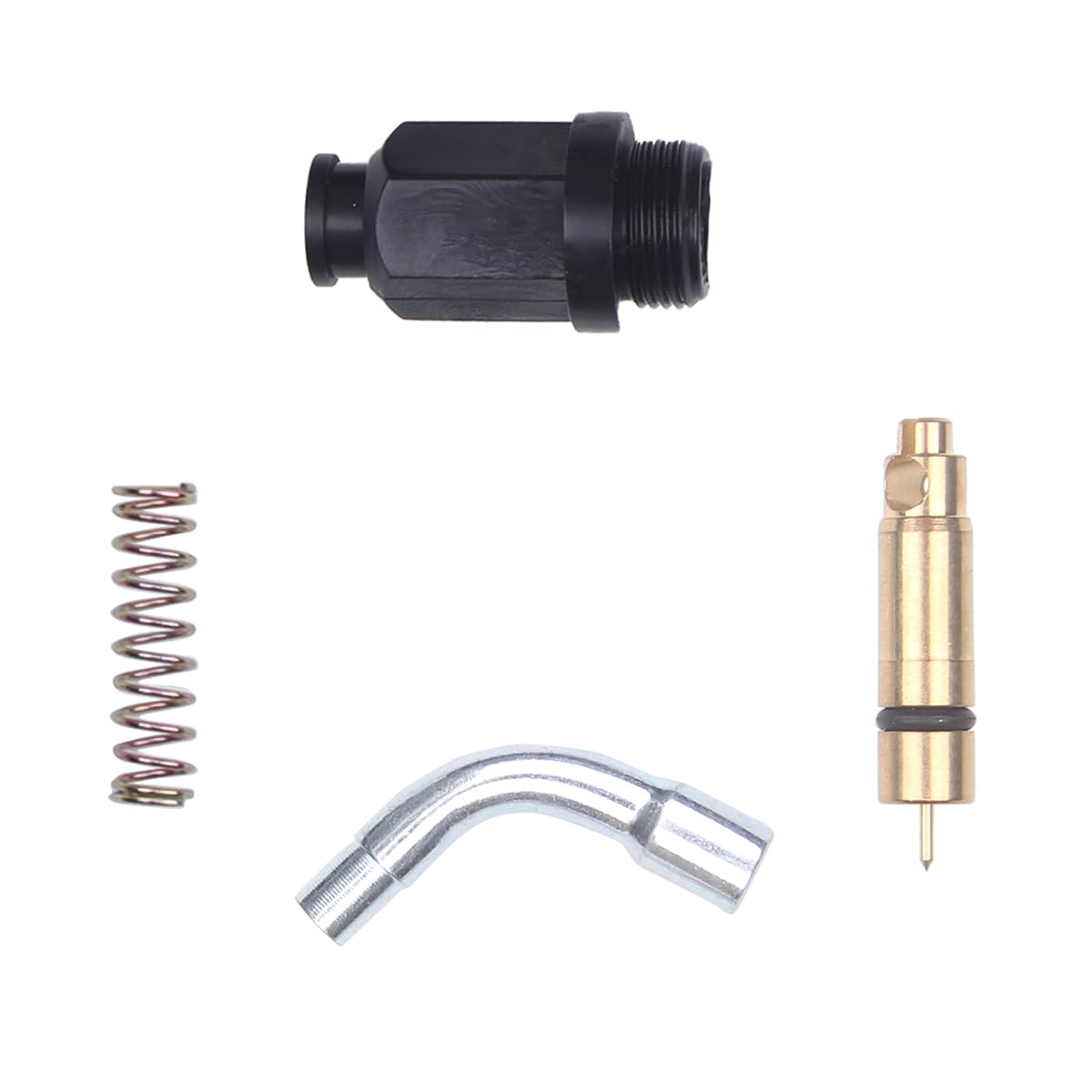 BH-Motor kit laid next to common hand tools showing compact size and easy DIY installation