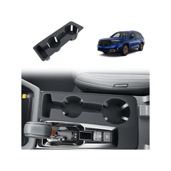 BIBIBO front view showing insert fitted in 2026 Forester console protecting cup area