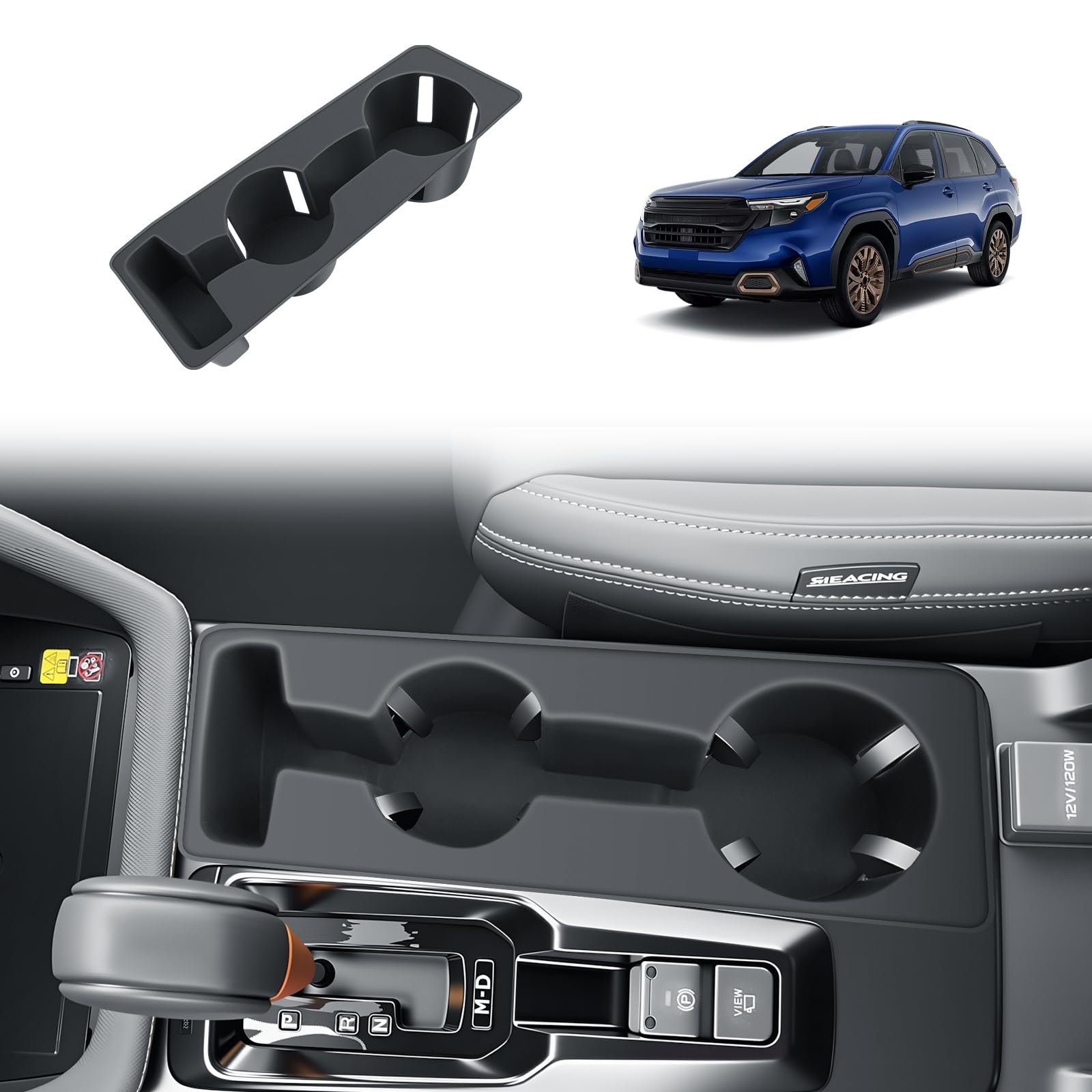 BIBIBO lifestyle shot in 2026 Forester interior improving console appearance