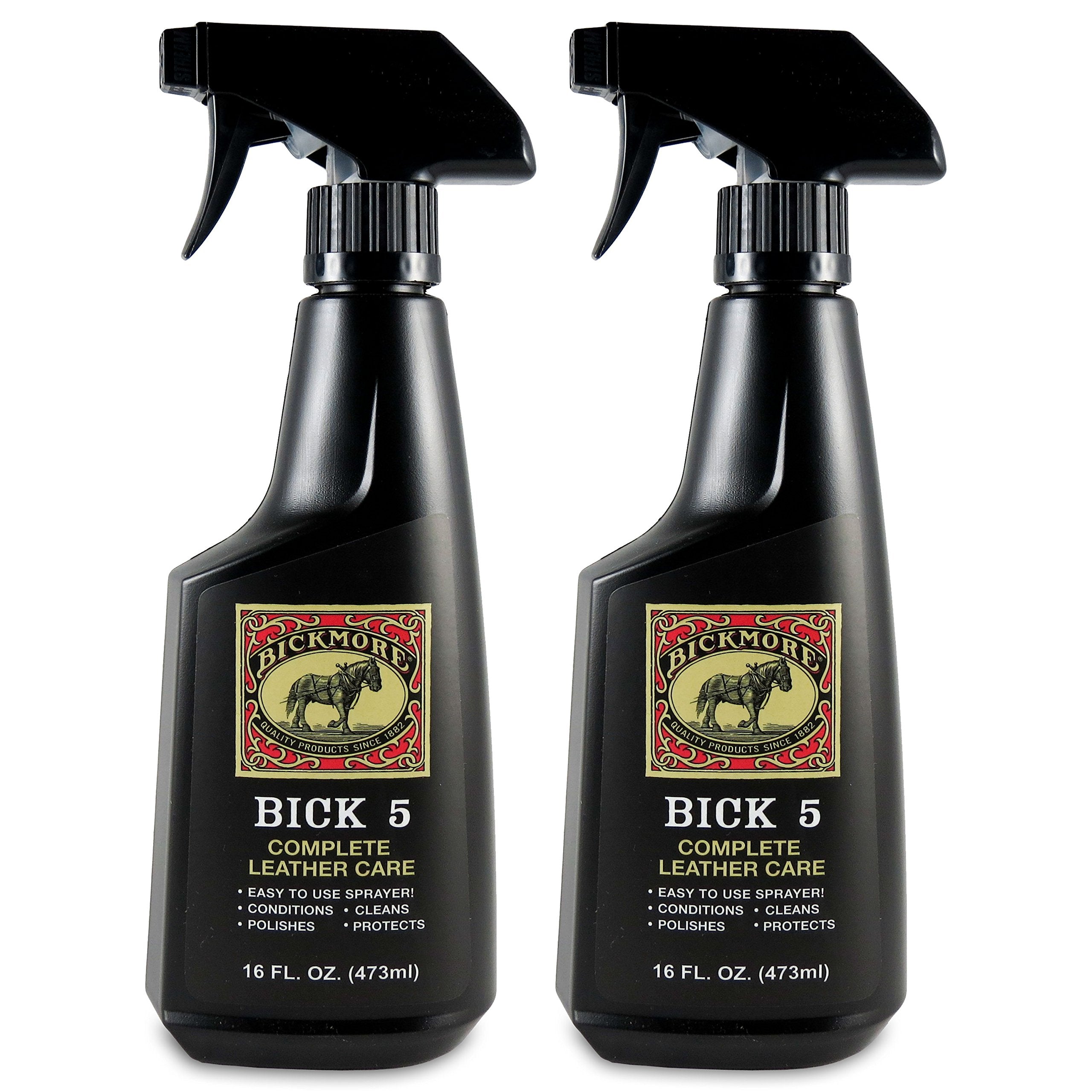 Bickmore Bick 5 front packaging showing spray bottles and labels for quick identification and storage benefit