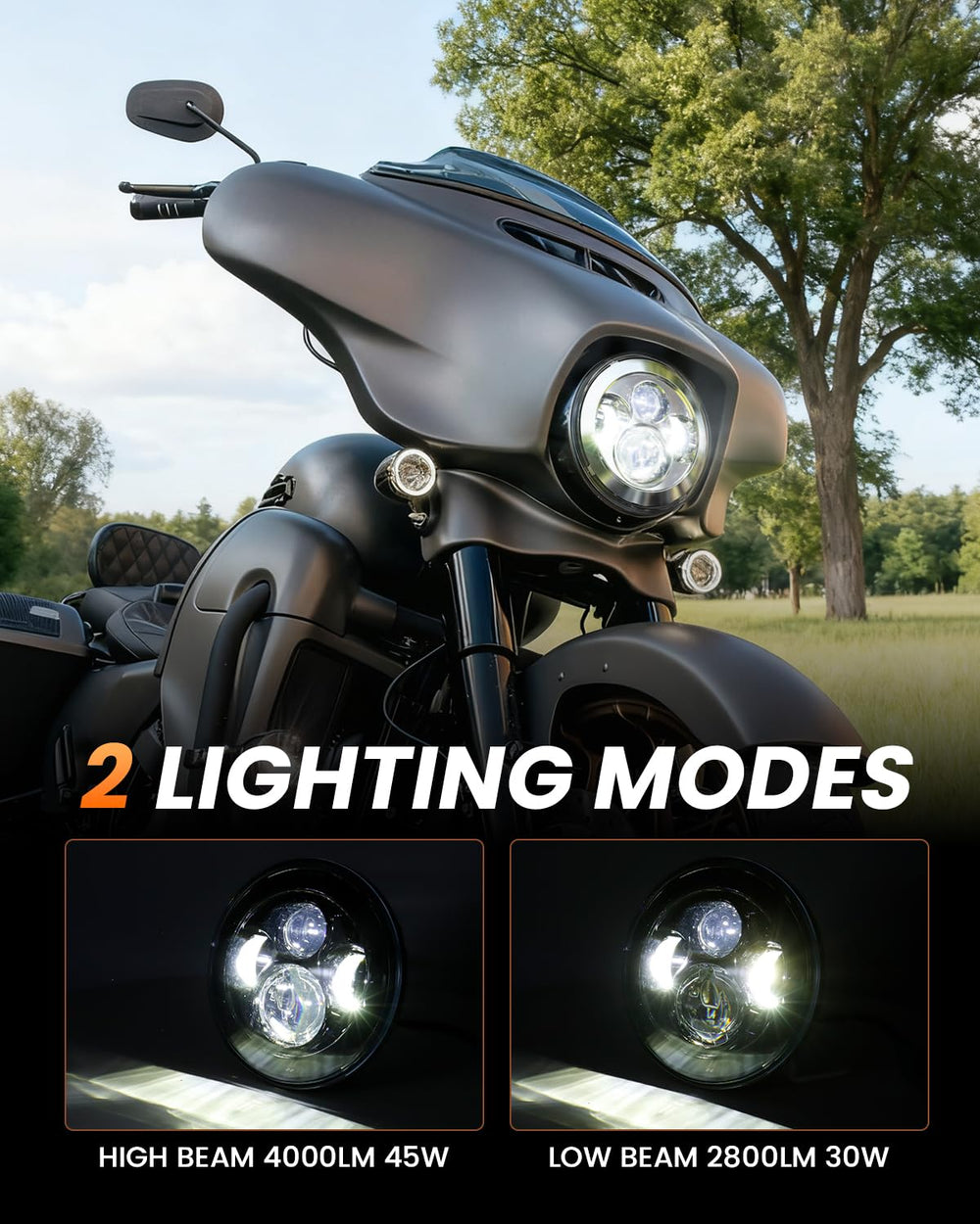 BICYACO closeup of LED array emphasizing crisp optics and durable design