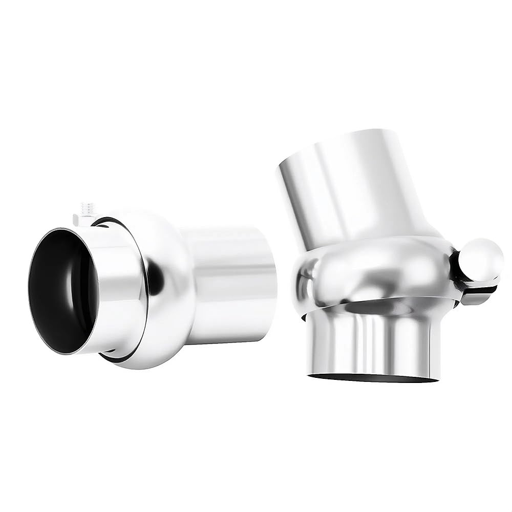 Bielpord close-up of elbow end with humps for secure clamp seating and leak reduction