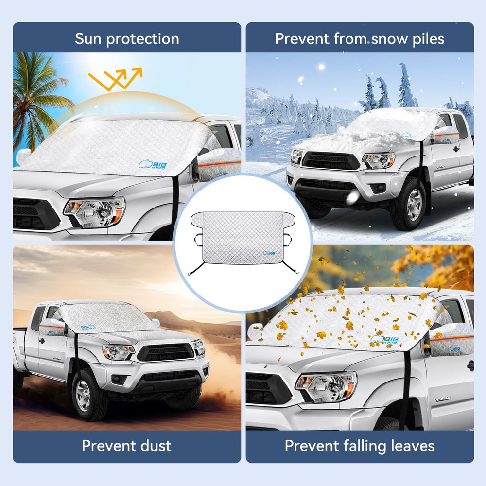 Big Hippo bonus snow shovel and compact storage for convenient winter cleanup