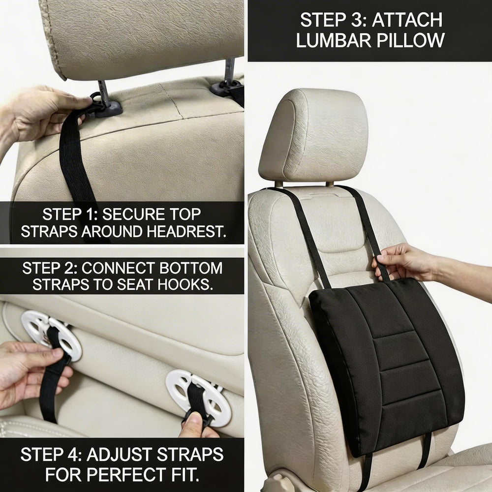 Big Hippo cushion folded in travel bag showing portability and consistent comfort