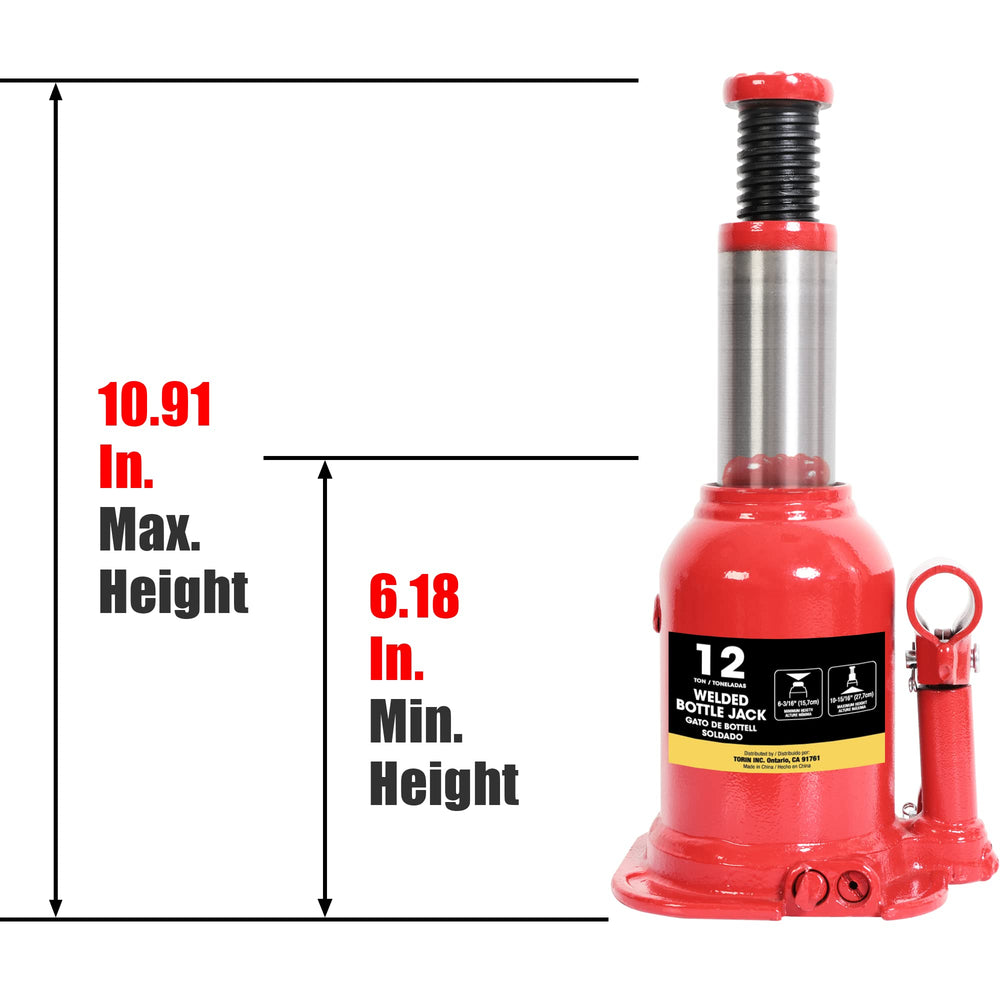 BIG RED low-profile side angle illustrating compact clearance lift benefit