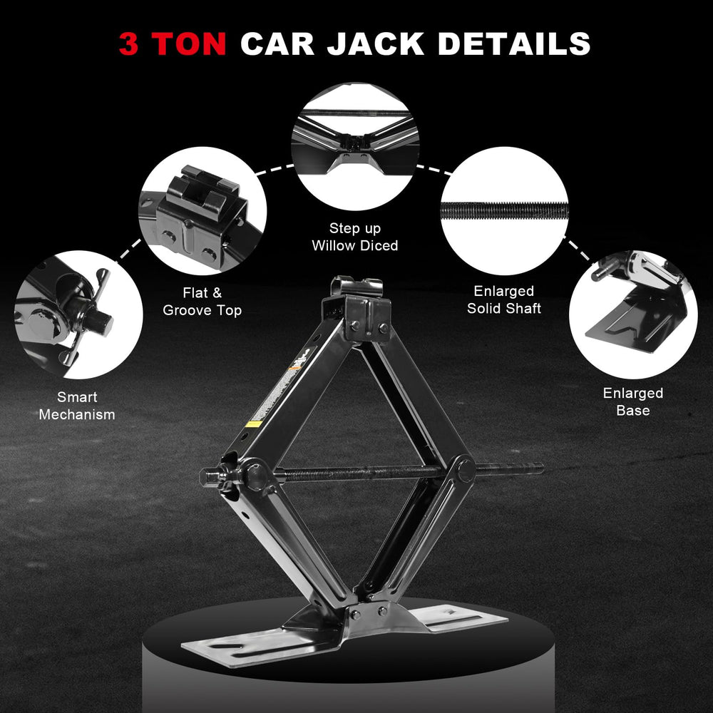 BIG RED ratchet and dual-size lug wrench displayed for faster lug removal benefit