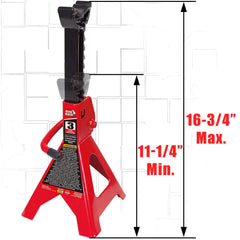 BIG RED close-up of large saddle offering secure contact and load distribution