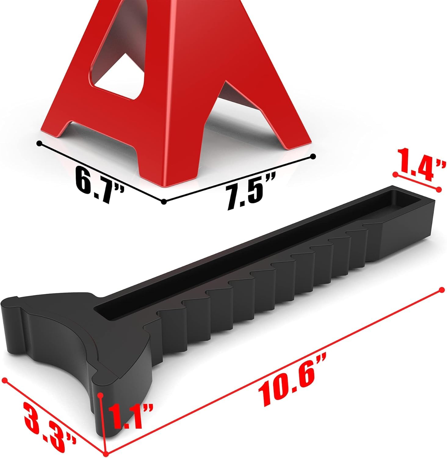 BIG RED welded forged-steel frame close-up highlighting durable construction