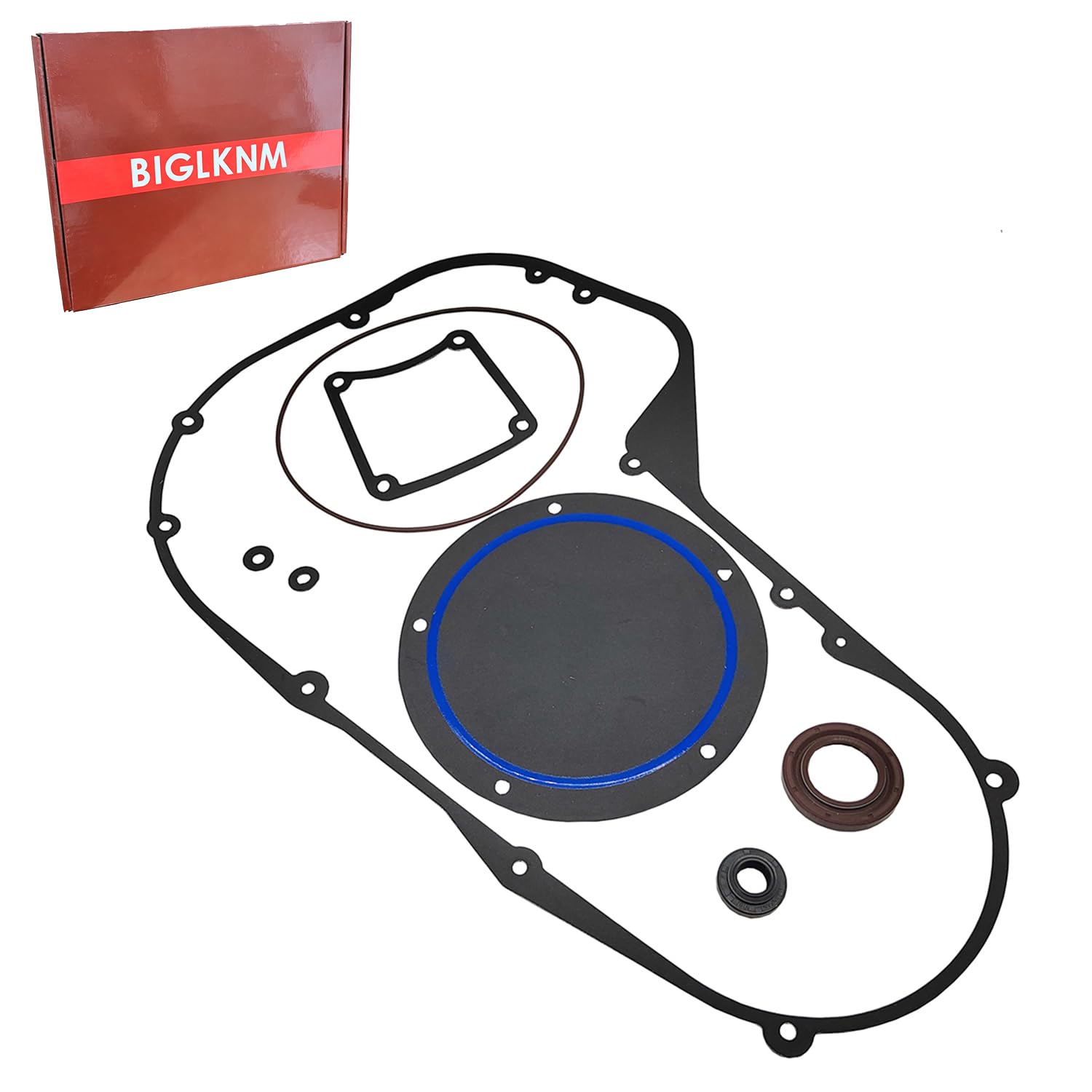 BIGLKNM gasket kit next to ruler showing scale and fitment for correct part selection