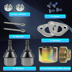 BIGLKNM kit components laid out for quick parts identification and efficient setup