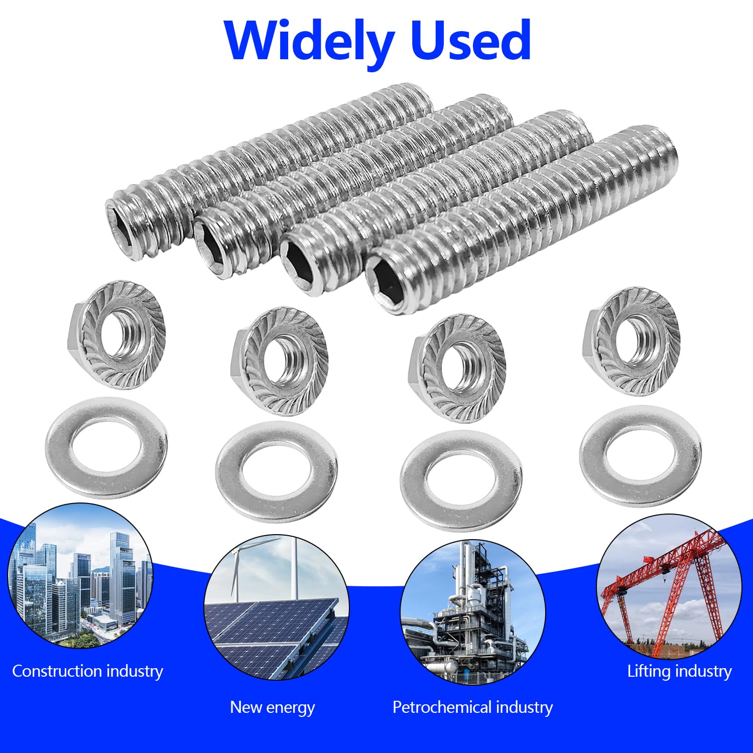 BIGLKNM size comparison of typical engine bolts demonstrating selection for intake, pan, and pulleys