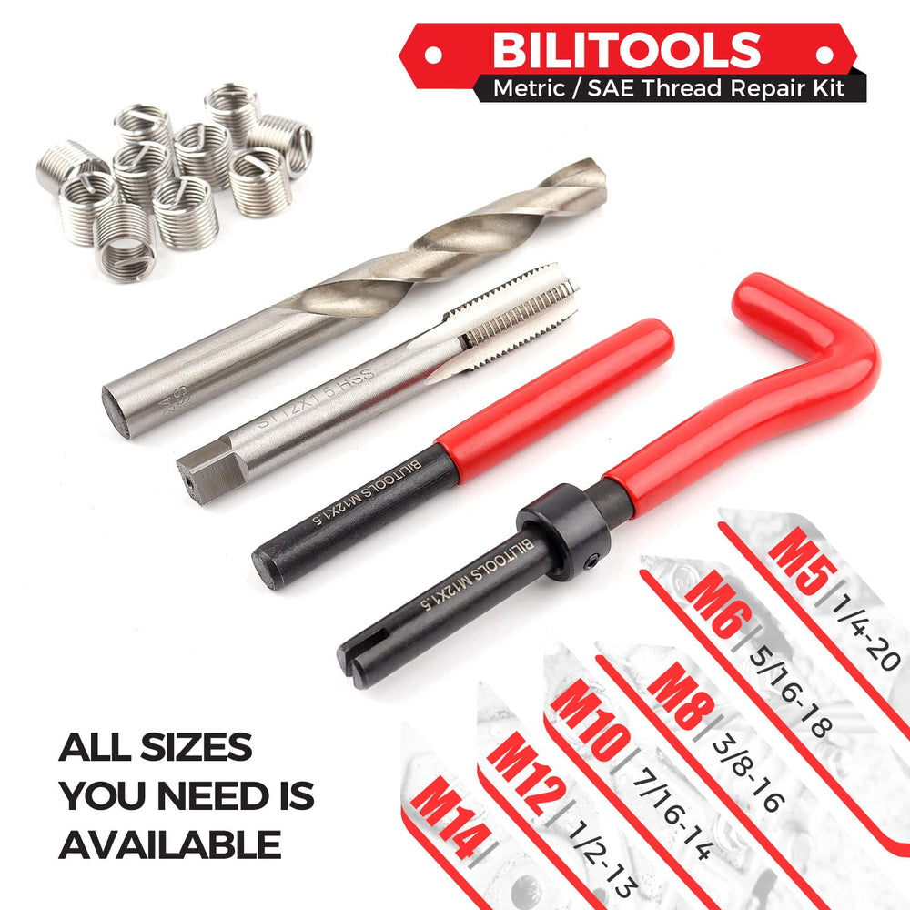 BILITOOLS break pin tool removing tang, leaves smooth internal thread