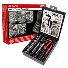 BILITOOLS open case showing organized M8x1.25 kit, ready for repairs