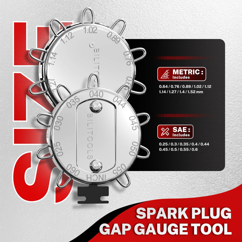 BILITOOLS close-up of magnetic core securing spark plug for drop prevention benefit