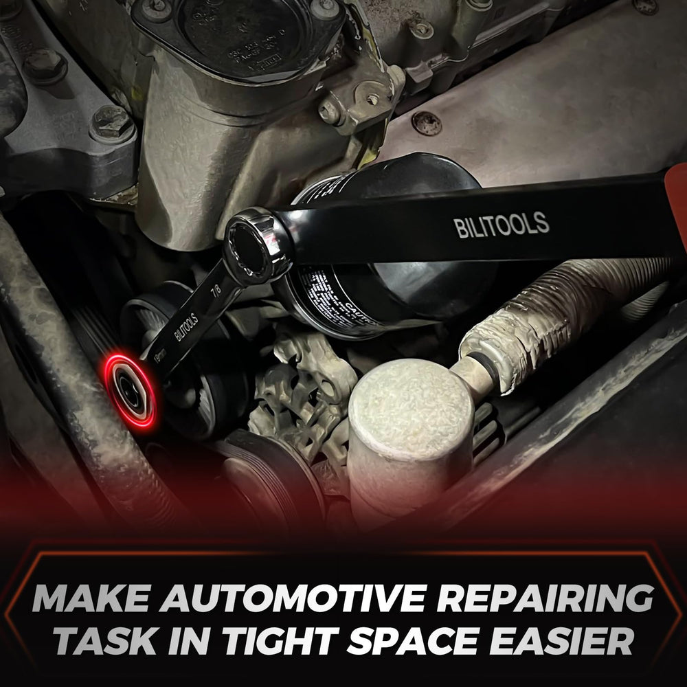 BILITOOLS ratcheting wrench detail demonstrating smooth operation