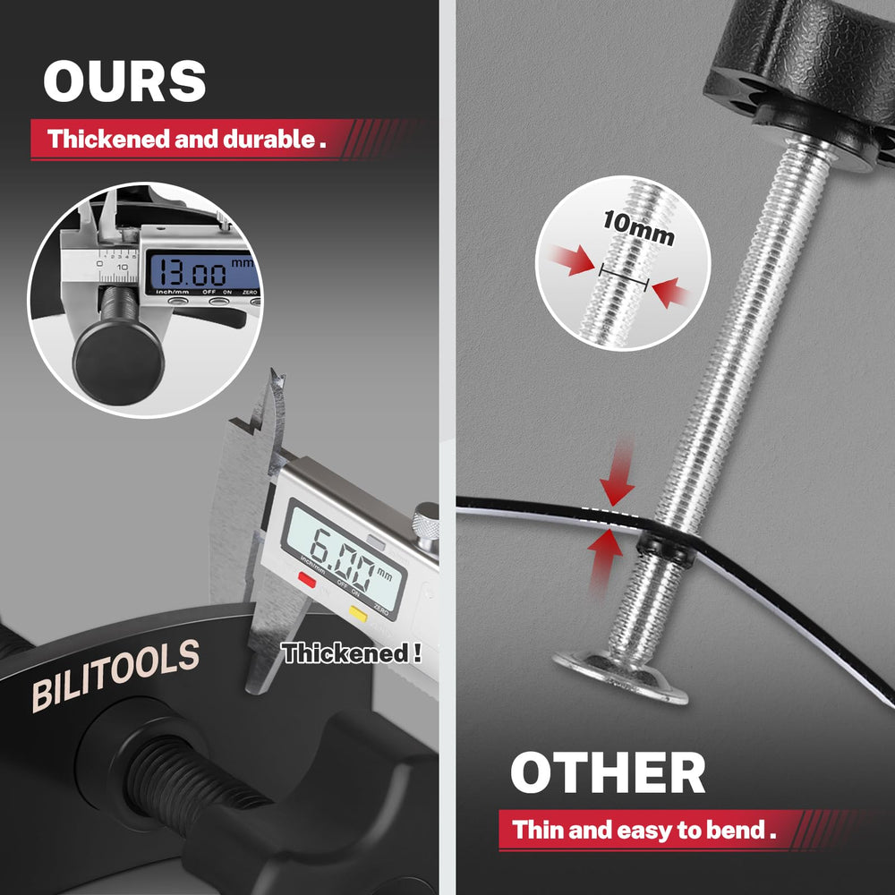 BILITOOLS side profile highlighting durable arm design that resists bending