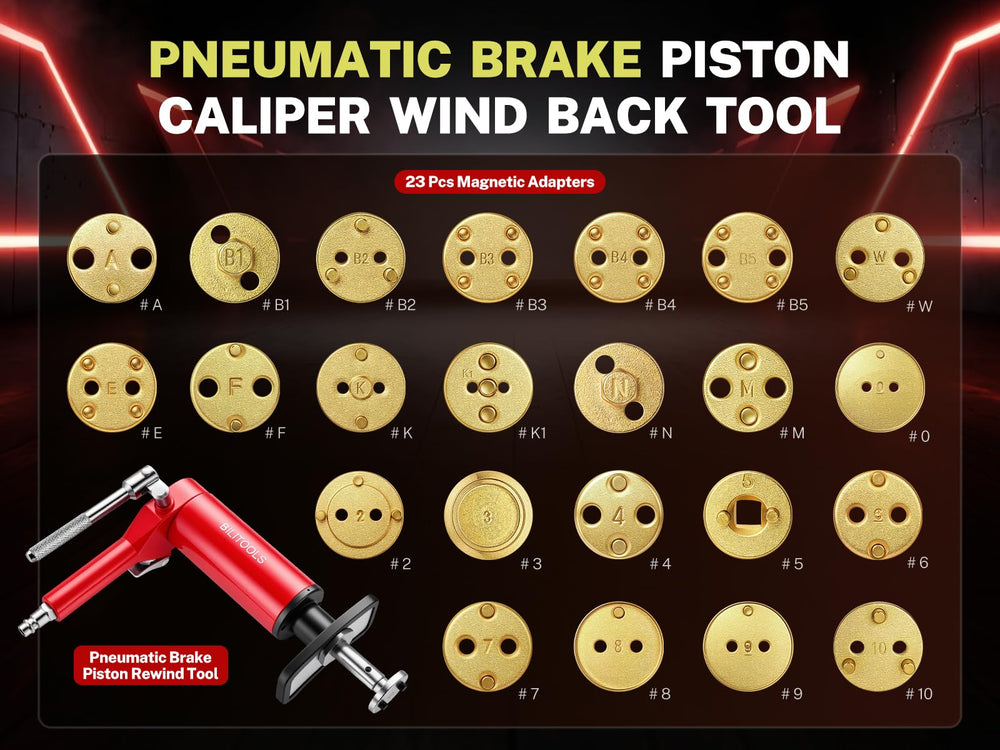 BILITOOLS tool 360-degree swivel handle closeup for easy positioning in tight wheel wells