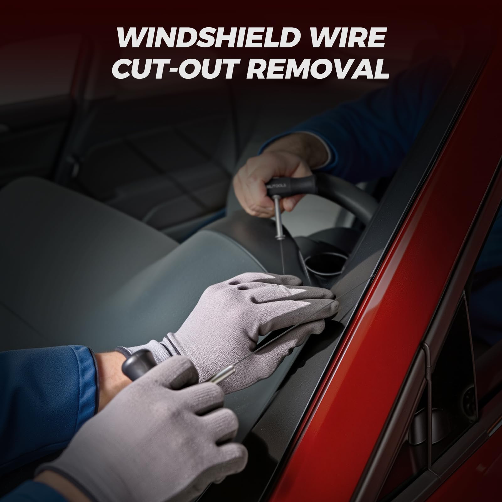 BILITOOLS wire handles gripped to show leverage and secure pulling benefit