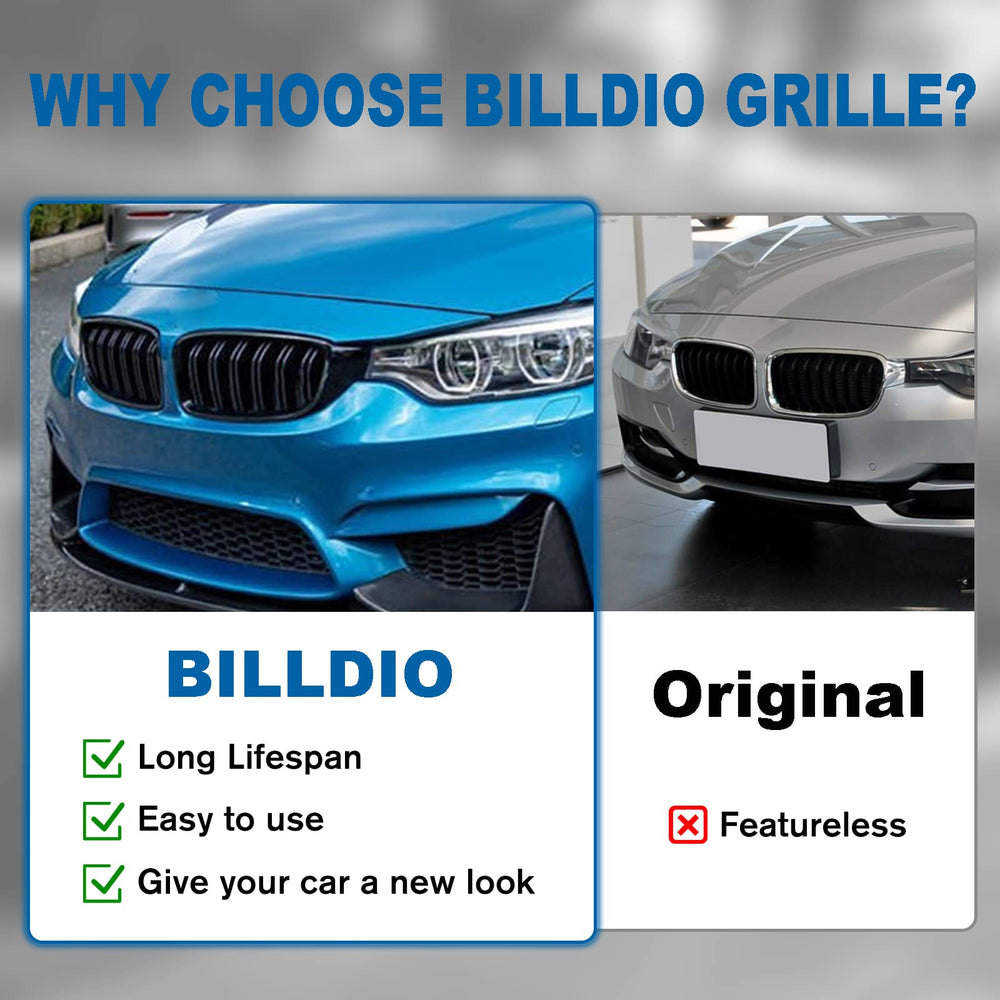 BILLDIO product label and ABS material marking indicating durability
