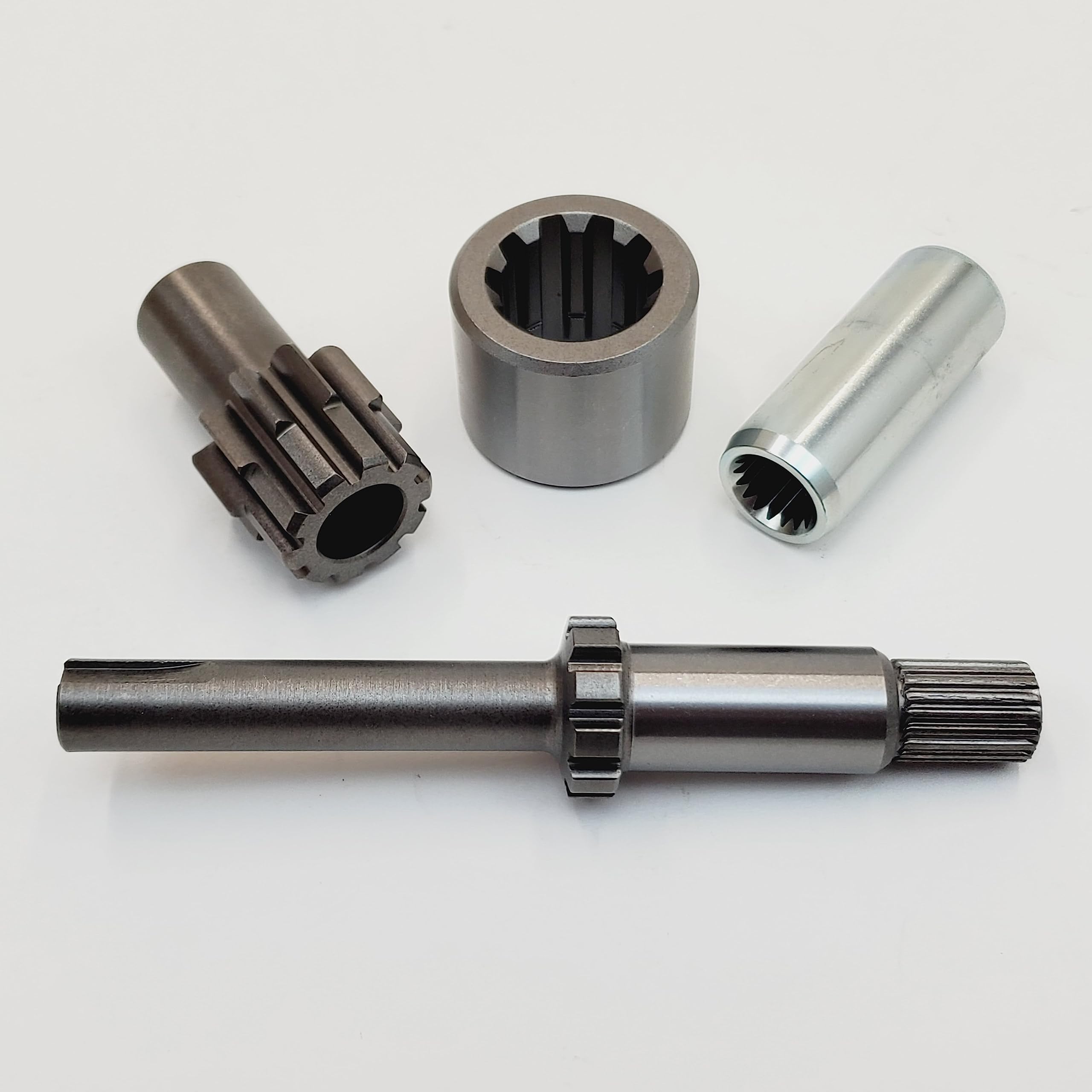Billet Proof Designs 10-tooth starter pinion close-up highlighting hardened teeth for reliable engagement
