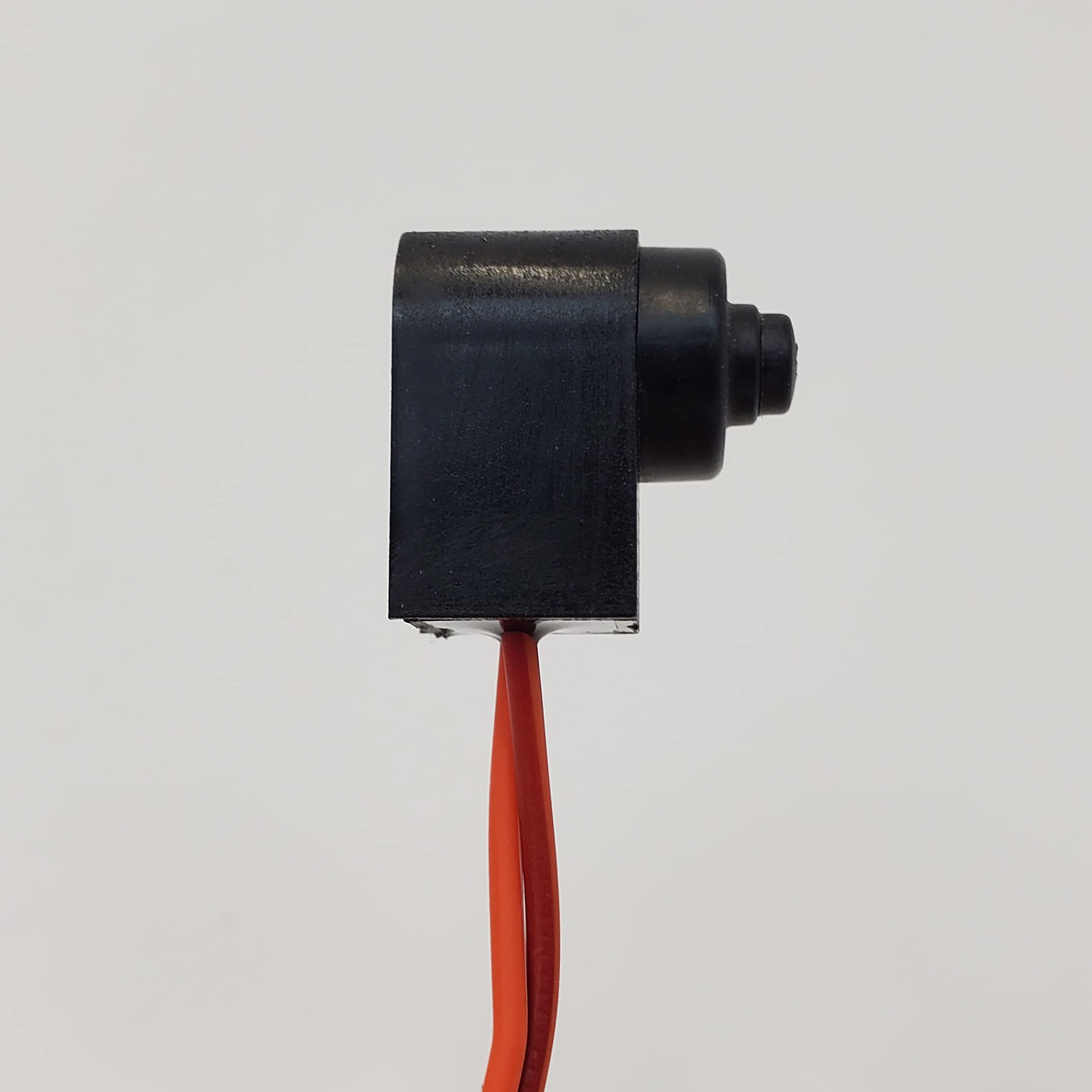 Billet Proof front brake switch mounted on Harley handlebar for direct fit
