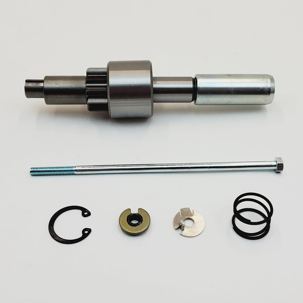 Billet Proof Designs complete jackshaft kit front view showing all components and fitment benefit
