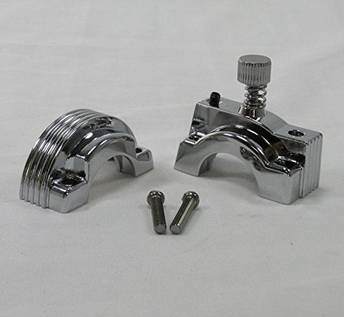 Billet Proof Designs installed on vintage Wide Glide, completes period-correct style