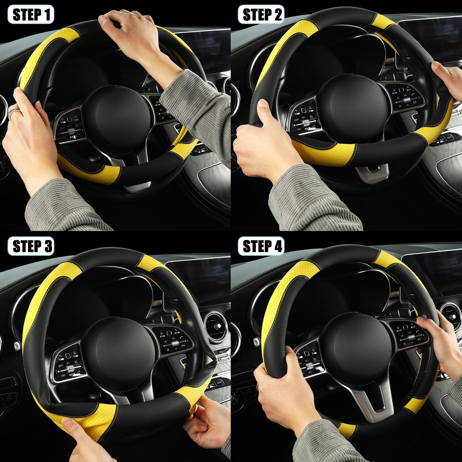 Binsheo side profile showing thickness and cushioned steering feel