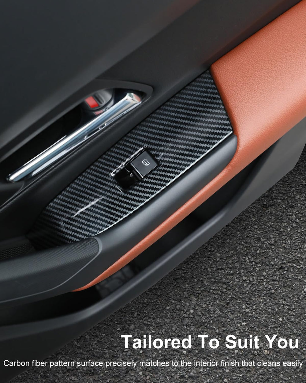 Birbenben installed driver side view demonstrating precise fit and sporty look