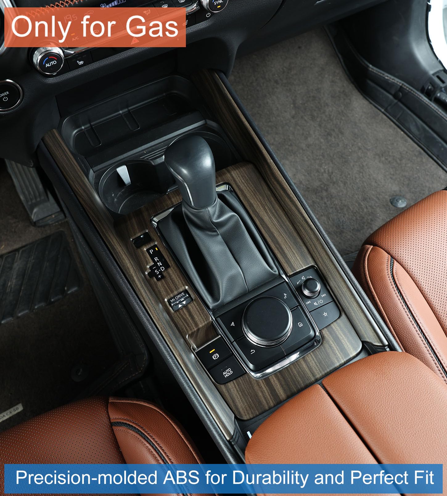 Birbenben installed in Mazda CX-50 showing enhanced console style