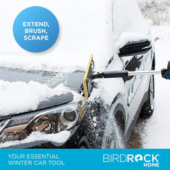 BIRDROCK HOME extended handle reaching truck roof for improved reach