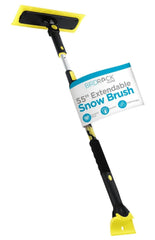 BIRDROCK HOME front view of brush showing 14-inch foam head for fast snow removal