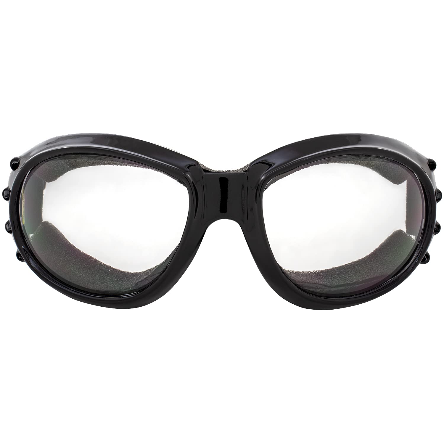 Birdz Eagle Red Baron super dark lens close-up reduces glare for sunny rides