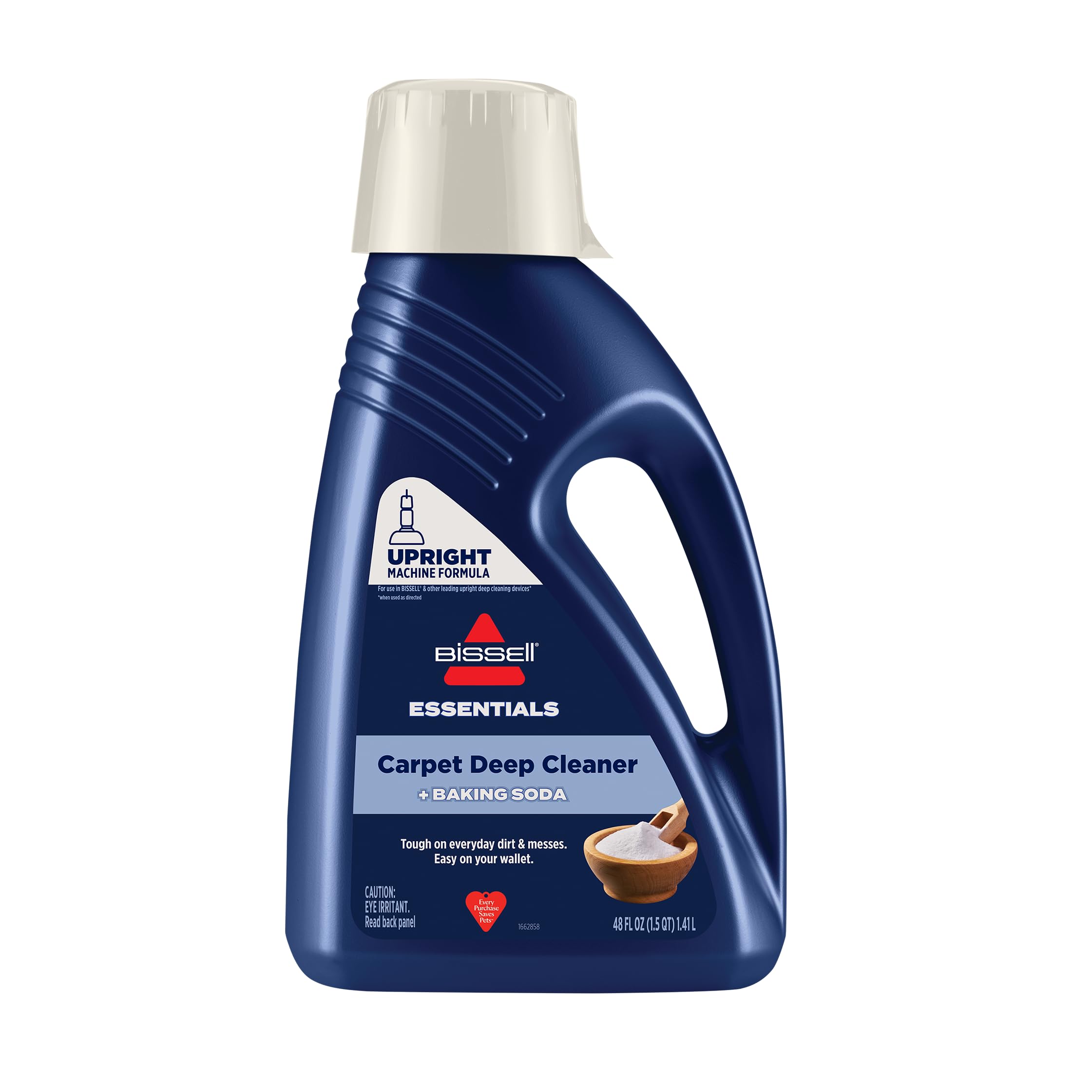 Bissell front bottle showing cleaner label and product benefits