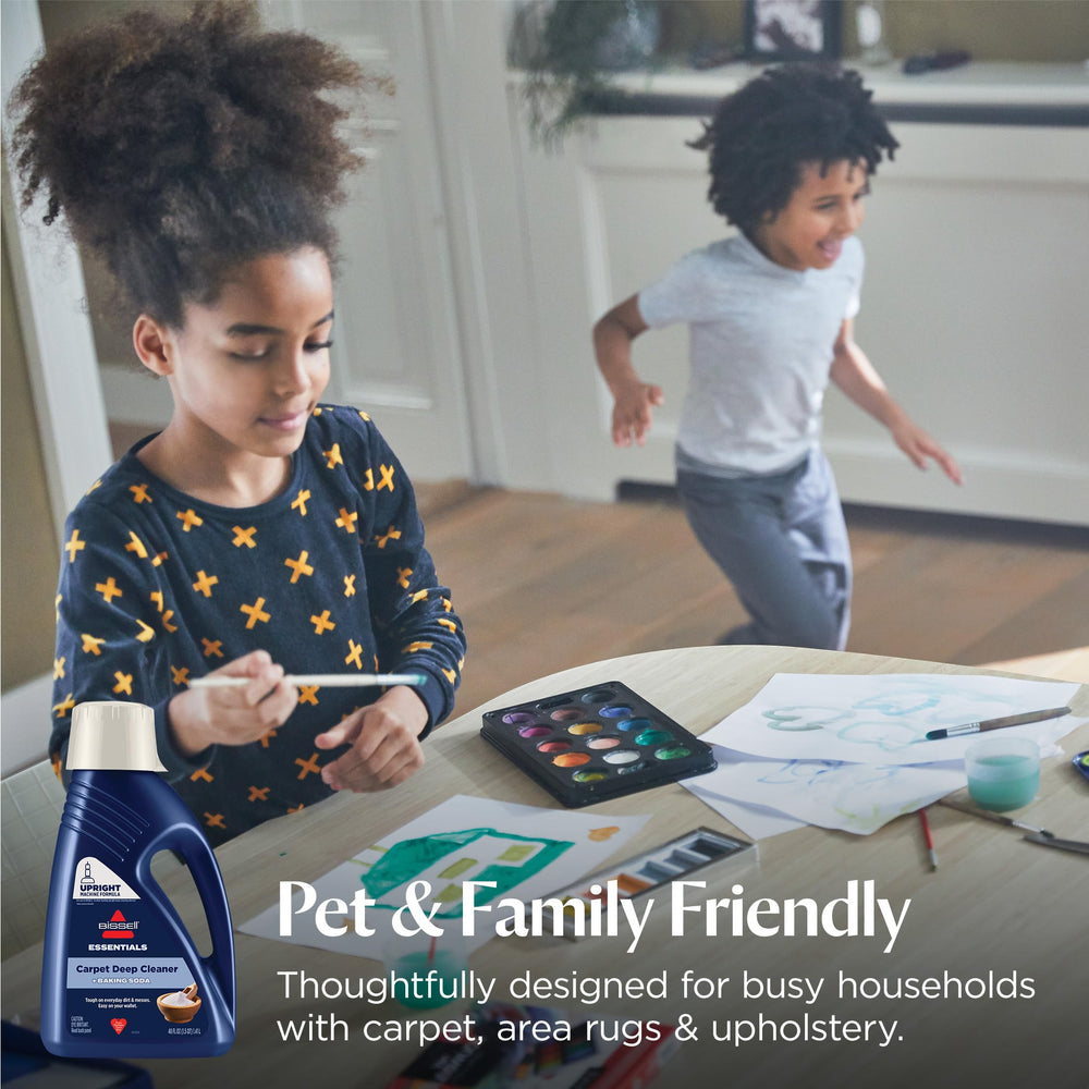 Bissell cleaner texture close-up illustrating concentrated formula