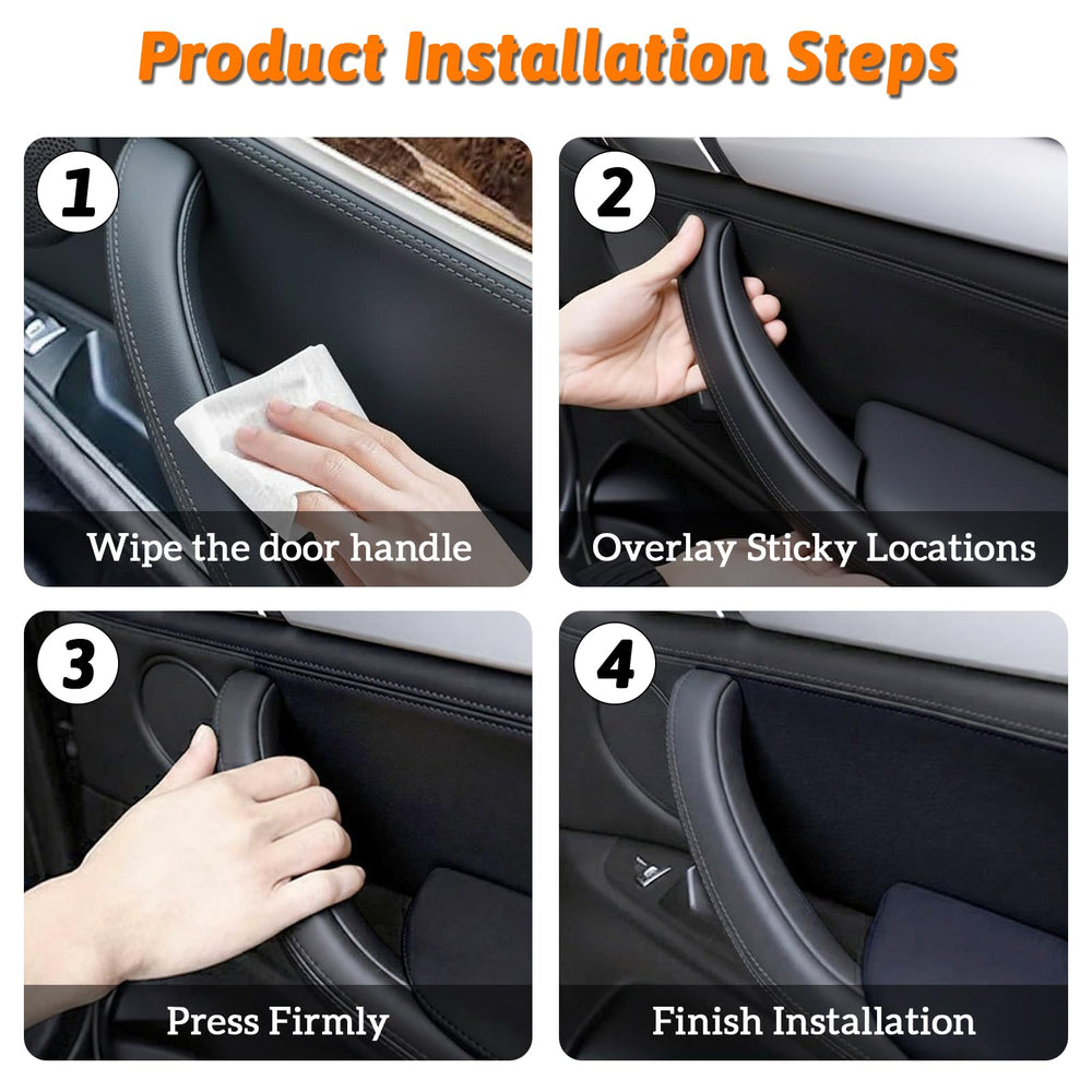 BJchiwu installed handle in BMW door demonstrating restored interior appearance