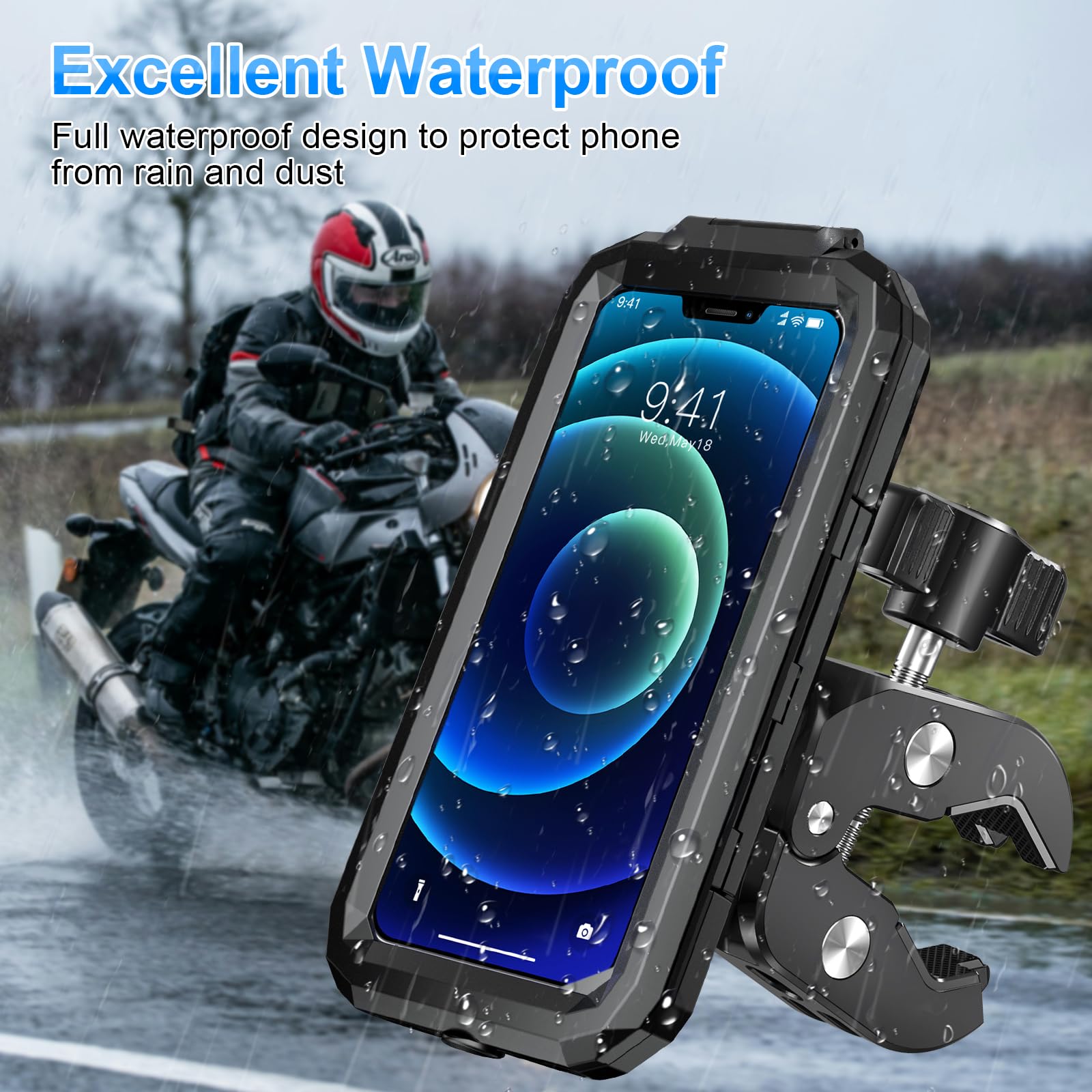 BKNOOU touchscreen in landscape showing clear touch responsiveness