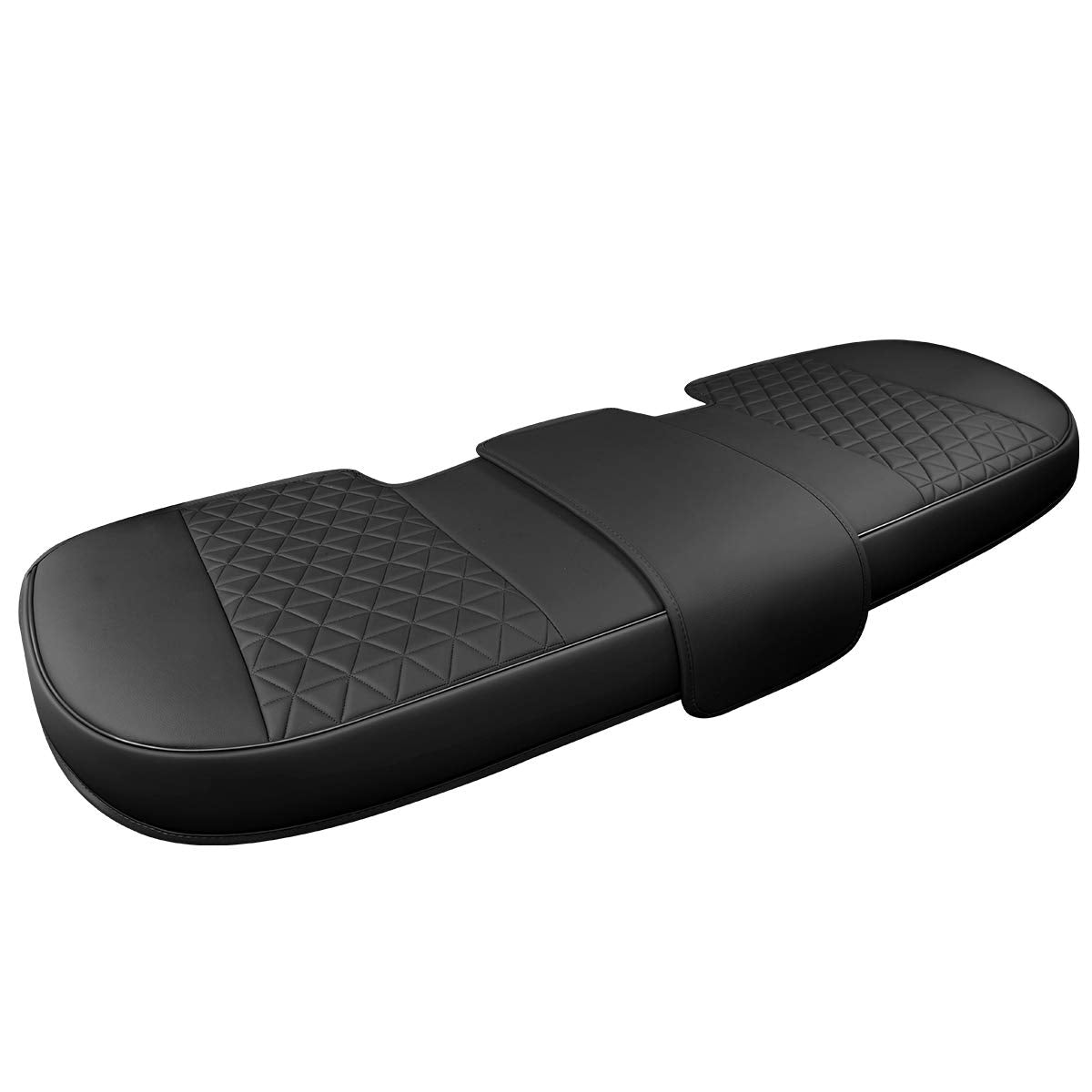 Black Panther front view of seat bottom cover showing clean fit and style benefit