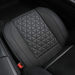 Black Panther wraparound bottom detail protecting seat edges and seams