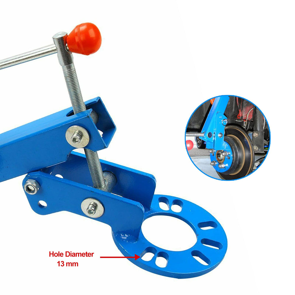 BLACKHORSE-RACING mounted on vehicle hub, demonstrates correct installation and stability