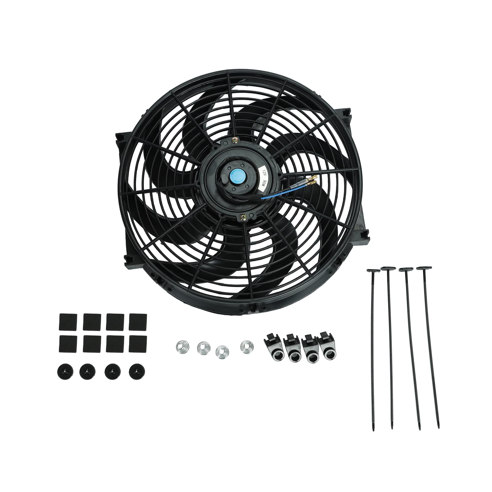 BLACKHORSE-RACING hand size comparison illustrating compact 14-inch diameter