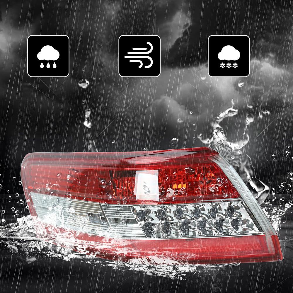 BLACKHORSE-RACING tail light beside ruler, provides accurate size and scale reassurance