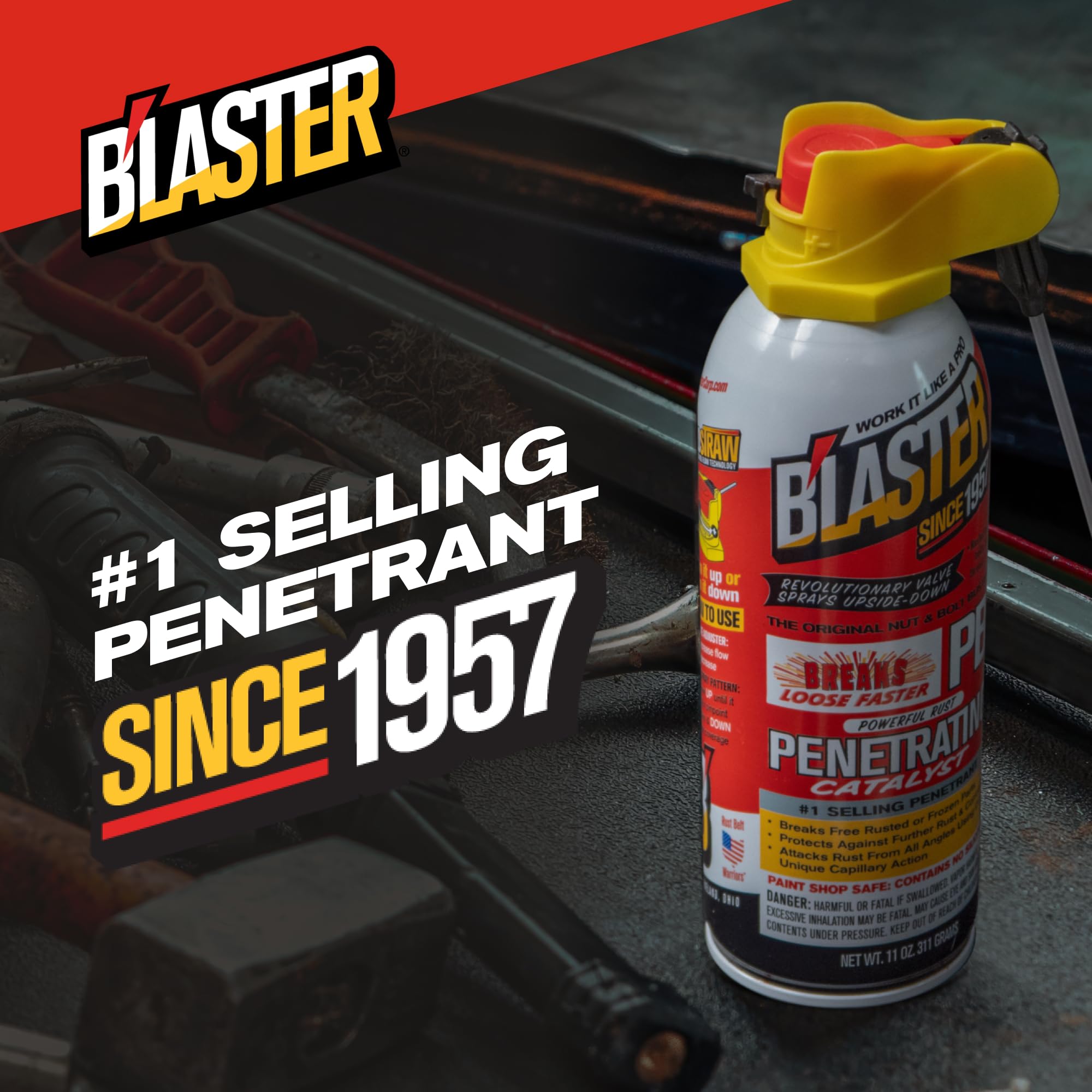 Blaster mechanic application lifestyle showing efficient garage repairs