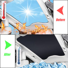 Blazeray titanium-silver reflective layer detail reflecting sunlight to reduce heat
