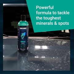 Bling Sauce applied with microfiber demonstrating easy rub-on wipe-off benefit