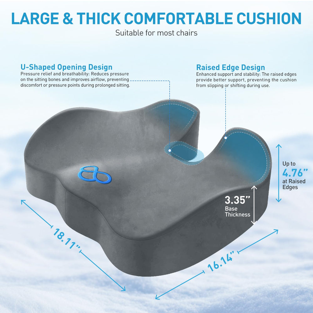BlissTrends close-up of memory foam texture demonstrating contouring comfort and resilient support