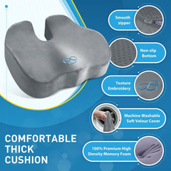BlissTrends non-slip bottom pattern highlighting secure grip to prevent cushion sliding