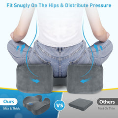 BlissTrends side profile highlighting 5.2 inch thickness and ergonomic contour